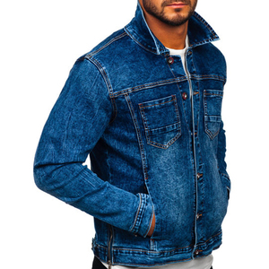 New Fashion Wholesale Plain <b>Men</b> <b>Denim</b> <b>Jackets</b> Wholesale Top Quality Jeans <b>Jackets</b> <b>for</b> Online Sale <b>denim</b> <b>Men's</b> <b>Jackets</b> - Product Image 4