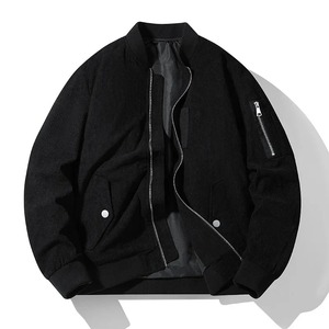 Veste bomber d'hiver pour homme, fermeture éclair, style streetwear décontracté, hip hop, coupe régulière, imperméable, écologique, haute qualité, tendance - Product Image 2