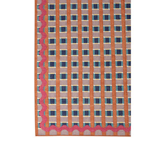 Alhambra Classic Wool <b>Rugs</b> Red Orange Geometric Flat Weave for Home ADWL-13293 Rectangle Jute <b>Rug</b> for Hallway Living Room - Product Image 4