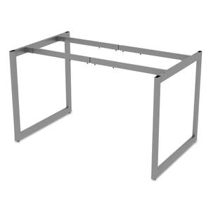 Base de Escritorio Ajustable Serie Alera 47.25 70.78w X 29.5d X 28.5h, Diseño Minimalista para Oficina Abierta, Acabado Plateado en Madera - Product Image 3