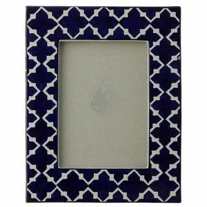 Cadre photo décoratif de haute qualité Design d'incrustation d'os en bois unique Nouvelle arrivée pour la maison et le bureau Résine et métal - Product Image 5