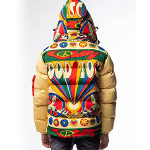 Veste matelassée à sublimation pour hommes, vente chaude, qualité supérieure, meilleur style de rue, veste matelassée sublimée - Product Image 6