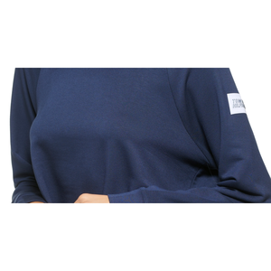 Top Corto Lavorato a Maglia Blu da Donna Tommy Hilfiger con Maniche Raglan, Traspirante, Stile Casual per la Stagione Autunnale - Product Image 3