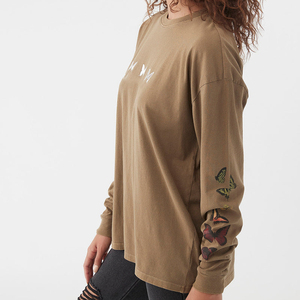 เสื้อยืดคอกลม400gsm ผ้าฝ้าย100% สำหรับผู้หญิงโลโก้ตามสั่ง - Product Image 2