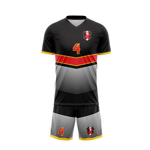 OEM Custom Design Seamless Quick Dry Breathable <b>Polyester</b> Fabric Soccer Uniform Set Sublimated Printed <b>Socks</b> Bags for all season - Product Image 3