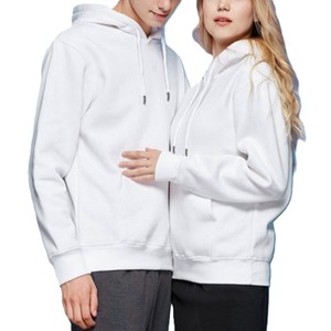 Sudadera con Capucha CVC Premium de 330g, Personalizada de Fábrica OEM, Corte Ajustado, Moderna, Unisex, de Alta Calidad - Product Image 1