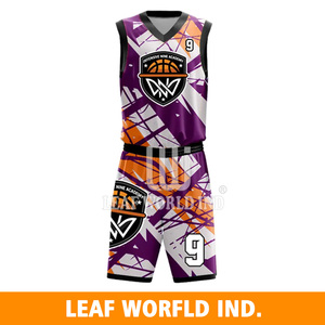 2024 maillot de basket-ball imprimé par sublimation de haute qualité vêtements de sport en Polyester à séchage rapide grande taille uniformes de basket-ball pour adultes - Product Image 5