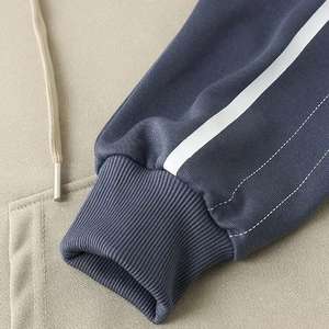 Sudadera con Capucha de Lujo 100% Algodón Orgánico 400gsm, Personalizada, Estilo Francés, Talla Grande, con 420, 450, 600 Gsm, Lisa, Teñida - Product Image 4