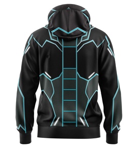 เสื้อสเวตเตอร์สวมหัวคอตตอนมีฮู้ดสำหรับผู้ชายเสื้อมีฮู้ดโลโก้แบบโอเวอร์ไซส์ - Product Image 6