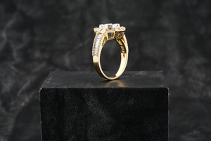 Lujo 925 Plata Leb Grown Ring Iced Out Hip Hop Declaración Anillo para hombres Custom Bling Diamond Jewelry Wholesale - Product Image 3