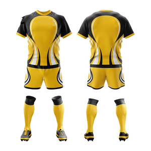Alta calidad Polo sublimación personalizada rayas deporte desgaste Rugby uniformes hombres OEM Rugby Kits Rugby camisetas Jersey para la venta - Product Image 2
