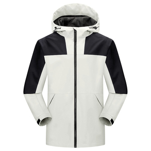 Chaqueta de Forro Polar Personalizada con Logotipo para Hombre, Ropa de Trabajo de Invierno para Exteriores, Chaqueta de Mezclilla con Cremallera Completa, Impermeable, Cortavientos, con Capucha, Estilo Vintage, Servicio OEM - Product Image 4