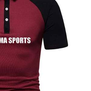 Polo à manches courtes en polyester à séchage rapide et respirant avec logo personnalisable Service OEM - Product Image 5