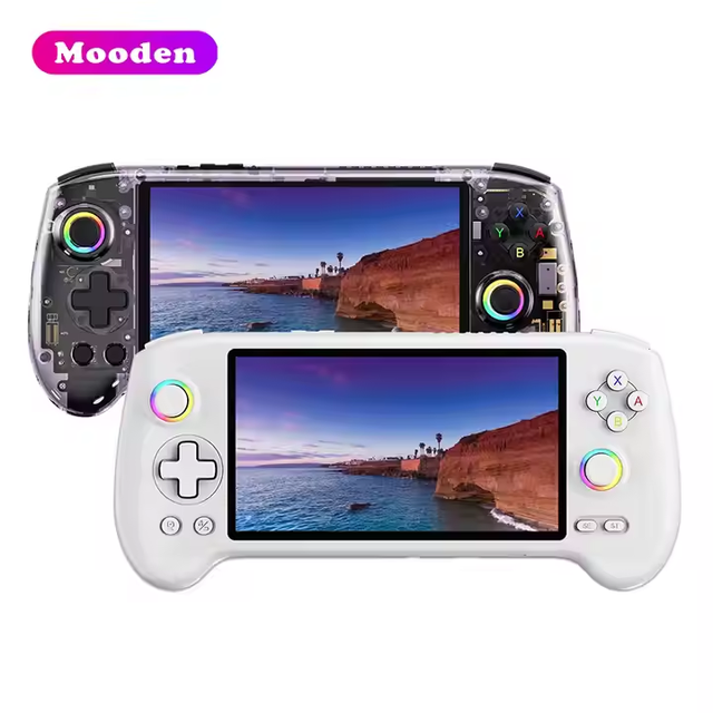 S RG557 Handheld Game Console 5.48" AMOLED HD Touch Screen Android 14 Video Gaming Console 5500mAh for PS1 PS2 Games