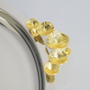 Plateau de service en métal fait à la main, écologique, lavable au lave-vaisselle, pour table à manger, bureau, garde-manger, organisateur décoratif, espace de travail à domicile - Product Image 6