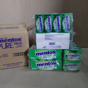 Caramelos Duros Mentoss Pure Fresh Spearmint, Caramelos Masticables Azules/Verdes, 35g - Product Image 2