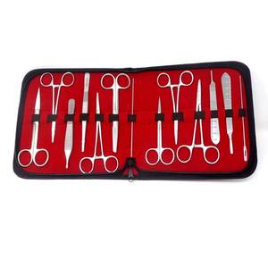 Kit de Instrumentos de Disección Quirúrgica para Estudiantes, 13 Piezas con Estuche, Acero Ecológico y Duradero, Herramientas de Laboratorio - Product Image 1