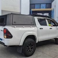 Capuchons de caisse en aluminium pour pick-up Capuchons étanches pour pick-up Hardtop Canopy Tailored for Toyota Hilux Revo Sr5 Cap Topper