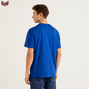 Camiseta personalizada al por mayor de alta calidad para hombre, camiseta en blanco para hombre, Camiseta lisa de algodón 100% para hombre - Product Image 2