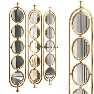 Miroir décoratif de mur de forme ronde de concepteur de papillons en métal de la meilleure qualité de poudre de couleur blanche de fabricant indien - Product Image 5