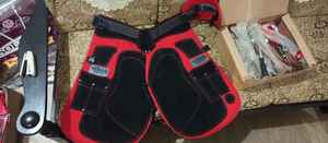 Tablier de maréchal-ferrant professionnel AOORONS en cuir véritable réglable avec sangles pour les genoux, équipement de maréchal-ferrant pour la coupe des sabots - Product Image 3