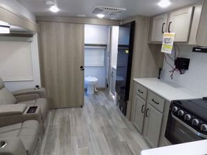 Compact Lightweight Compact Teardrop Travel Trailer Mini Camping Caravan with <b>Shower</b> for Outdoor Adventures & Road Trips - Product Image 2