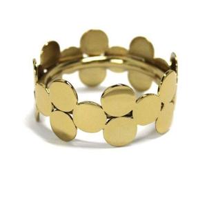 Ronds de serviette élégants en métal doré et ivoire, porte-serviettes sculptés dorés et ivoire pour mariage et occasions spéciales - Product Image 4