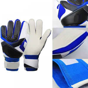 Professional Custom Made Soccer Goalkeeper Gloves Durable Breathable Leather Non-Slip Waterproof Lightweight OEM Manufacturing - Product Image 3