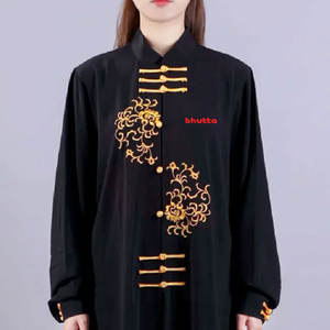 ชุดกังฟูผู้ใหญ่แบบสั่งทำ รุ่นใหม่ ขายดี ผ้าฝ้าย 100% น้ำหนักเบา ระบายอากาศได้ดี สำหรับทั้งชายและหญิง - Product Image 2