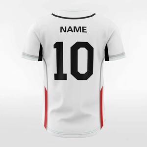 Camiseta de Béisbol Transpirable de Secado Rápido, Unisex, Informal, con Botones, Manga Corta, Ropa Deportiva Activa para Equipos, 100% Poliéster, Personalizable - Product Image 6