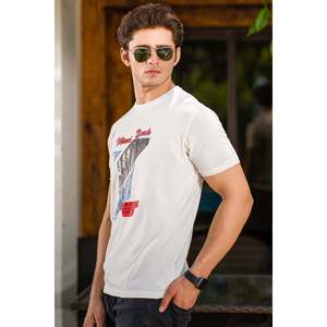 NAHAL Fitted Summer T-Shirt 100% Cotton Crew Neck Breathable Anti-Wrinkle Custom Label Solid Logo Sizes 220g 280g Jersey Fabric - Product Image 2