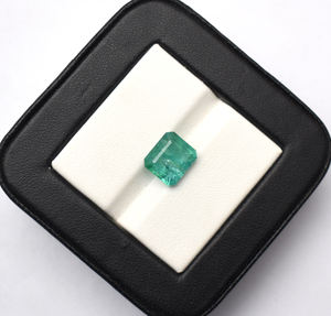 3,05 CTS, Esmeralda natural, esmeralda de Zambia, 9X8mm, corte esmeralda, suministro de piedras preciosas, anillo de Esmeralda, Octágono de Esmeralda - Product Image 3