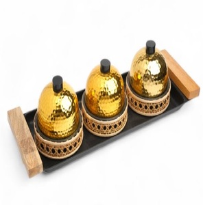 Brûleur d'encens en bois de manguier fait main, écologique, durable et luxueux, imprimé à la main, Bakhoor Mubakhara, diffuseur religieux pour la maison, toutes saisons - Product Image 4