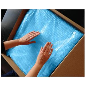 Rouleau de film à bulles pour emballage, MXBBP-005, 1,22 m x 20 m, épaisseur 5 mm, polyéthylène 0,1 mm, bulle 3/16 mm, bleu. - Product Image 4