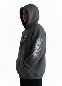 Custom Unisex Solid Winter Cotton Hoodie Oversized Heavyweight Pullover Premium Quality Streetwear Casual Sportswear OEM ODM - Product Image 3