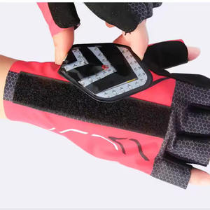 Gants de vélo pour hommes à doigts courts en polyester et coton avec rembourrage en gel, design personnalisé, pour cyclisme sur route en extérieur, en cuir Salva, service OEM personnalisé - Product Image 5