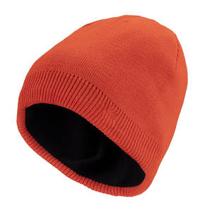 Bonnet d'hiver chaud en tricot, bonnet unisexe extensible et doux en 100% laine, style décontracté pour homme et femme, idéal pour les activités de plein air - Product Image 1