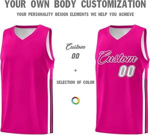 Camisetas de baloncesto más vendidas, UNIFORMES DE EQUIPO personalizados para hombres, alta demanda, impresión por sublimación, malla Reversible, proveedor OEM Premium - Product Image 3