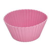 Fackelmann Wiederverwendbare Silikon-Cupcake-Formen, hochtemperatur- und gefrierbeständiges Backgeschirr, 7x7x3 cm, antihaftbeschichtet, spülmaschinenfest, lebensmittelecht
