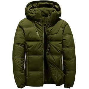 Fabricant de vestes matelassées pour hommes Manteau matelassé à capuche, chaud et décontracté, mode, vêtements de rue, vêtements d'extérieur, veste matelassée pour hommes - Product Image 5