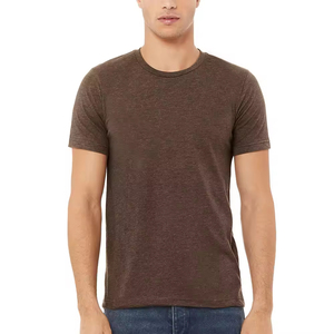 เสื้อยืดกีฬาผ้าถักสำหรับผู้ชายทรงหลวมโอเวอร์ไซส์ทำจากผ้าฝ้าย100% - Product Image 4