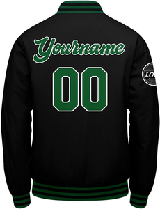 Nouvelle arrivée vert/noir vestes universitaires personnalisées pour hommes femmes vestes versity de haute qualité pour hommes Made in Pakistan 2025 - Product Image 3