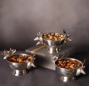 Tendance chaude conception simple bois de cerf bol décoration de table de mariage fruits dessert fruits secs servant des bols maison cuisine table à manger - Product Image 2