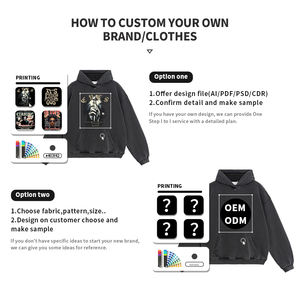 Survêtement pour homme en coton 100% de qualité supérieure, coupe-vent d'hiver à capuche, avec poche zippée, vente en gros - Product Image 6