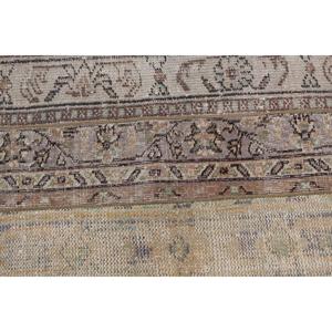 2.1x6.9 ft Rug, Turkish Vintage Runner Rug, <b>Brown</b> <b>Wool</b> Rug - Product Image 5