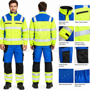 Traje de Trabajo Resistente de Primera Calidad para Hombre, Ofrece Cobertura Total y Soporte en Zonas de Trabajo de Alto Riesgo - Product Image 5