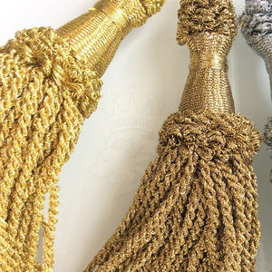 Borlas de alambre de lingotes para bordes de prendas de vestir, estilo de moda y accesorios de atuendo para eventos, borlas de alambre de lingotes - Product Image 5