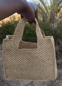 Bolso de Mano Kiala Tejido a Mano con Piel de Serpiente Genuina, Forro de Cuero, Cierre de Hebilla, Correa de Cadena, 2-2.9L, Ecológico, de Lujo - Product Image 2