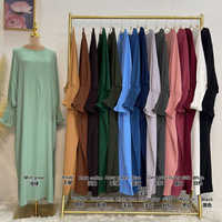 Khimar Thobe/Thawb Voiles Niqab Hijab de haute qualité pour femmes musulmanes modestes, respirant, extensible dans quatre directions, léger, à enfiler, pour le printemps
