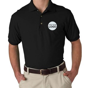 Chemises polo tri-mélange, jersey uni, chemise polo unisexe pour homme, chemises polo imprimées - Product Image 5